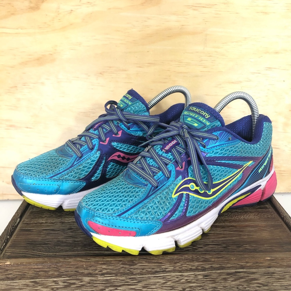 Saucony Ignition 5 Running Shoes Blue Women’s 7